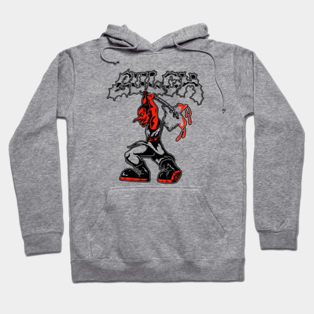 Gulch Impenetrable Cerebral Fortress Demon Warrior Hoodie by gloriaroge